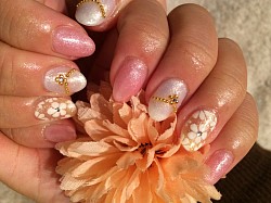 No.22 フラワー×ネックレス風